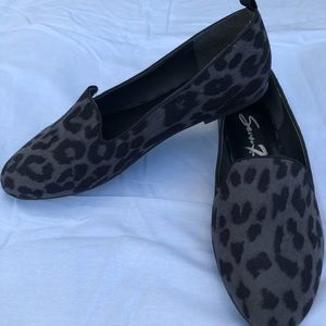 Seven7 Leopard Print Slip-On Shoe Flats